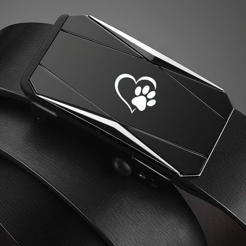 Men's Dog Paw Belt with Automatic Buckle